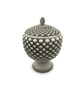 Picture of SCATOLA PIGNA COLORE BIANCO ANTICATO H 25