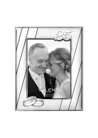 Immagine di CORNICE ANNIVERSARIO 25°13X18 RETRO LEGNO 52087 4L