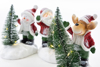 Picture of BABBO NATALE RESINA CON LED ASSORTITI H 12.5