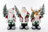 Picture of BABBO NATALE RESINA CON LED ASSORTITI H 30