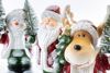 Picture of BABBO NATALE RESINA CON LED ASSORTITI H 30