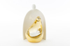 Immagine di SET NATIVITA' CERAMICA BIANCO ORO H 20