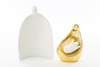 Immagine di SET NATIVITA' CERAMICA BIANCO ORO H 20