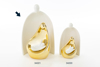 Immagine di SET NATIVITA' CERAMICA BIANCO ORO H 20