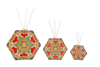 Immagine di Profumatore esagonale royal carousel 14,5x4,5xh.14,5cm LE STELLE BOMBONIERE