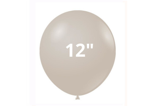 Immagine di BUSTA 50 PZ PALLONCINI 12" MATTE COLORS SABBIA BIANCA