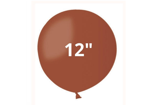 Immagine di BUSTA 50 PZ PALLONCINI 12" MATTE COLORS CAFFE'