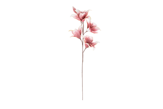 Immagine di CONFEZIONE 8 PEZZI FIORE ARTIFI ROSA SCURO diam.28xlungh.112CM