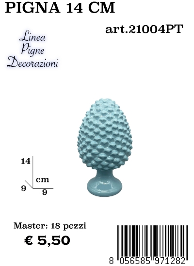 Immagine di PIGNA 14 CM AZZURRO TIFFANY GIARDINI DI MARZO 21004PT