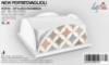 Immagine di PORTATOVAGLIOLI NEW  WHITE STYLIZED RHOMBUS