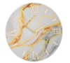 Immagine di OROLOGIO EFFETTO MARMO 60 CM BIANCO OR050 GIARDINI DI MARZO
