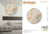 Immagine di OROLOGIO EFFETTO MARMO 40 CM BIANCO OR044 GIARDINI DI MARZO