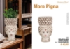 Immagine di MORO DONNA 30 CM ANTICATO CON PIGNA 25002MDB GIARDINI DI MARZO