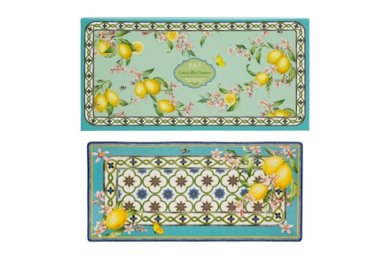 Immagine di VASSOIO PORC.LIMONI 31X15CM C/ASTUCCIO