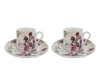 Immagine di SET 2 TAZZINE BOUQUET DI CHARME PORCELLANA C/ASTUCCIO