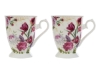 Immagine di SET 2 MUG BOUQUET DI CHARME PORCELLANA C/ASTUCCIO