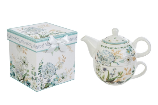 Immagine di SET TEIERA ARIA DI PROVENZA PORCELLANA C/ASTUCCIO