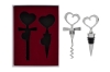 Immagine di SET 2 PZ ACCESSORI VINO SORSI D'AMORE C/ASTUCCIO