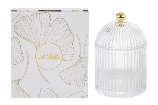 Immagine di SCATOLA VETRO 10,5x10,5xh.15,5CM C/COLOR/BOX