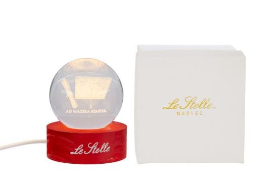 Immagine di LAMPADA GLOBO VETRO LAUREA USB d.6CM C/ASTUCCIO