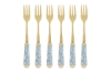 Immagine di SET 6 PZ FORCHETTINE DEC.CELESTE 15CM C/ASTUCCIO