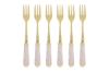 Immagine di SET 6 PZ FORCHETTINE DEC.ROSA 15CM C/ASTUCCIO