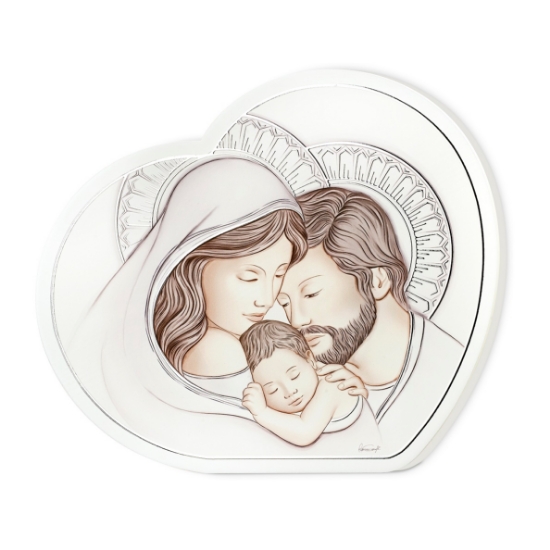 Immagine di Pannello In Legno Sacra Famiglia 81652/3L