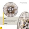 Immagine di OROLOGGIO PARETRE IN METALLO MDF DIAM.60CM 21574 LOWELL
