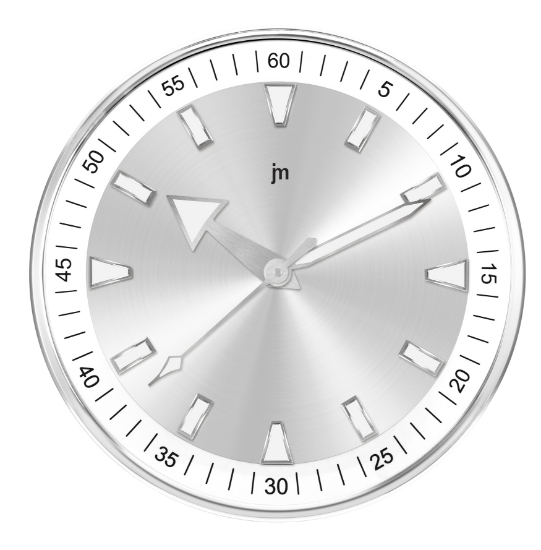 Immagine di OROLOGIO PARETE . QZ.ABS 40,6C COLORE SILVER 00973S