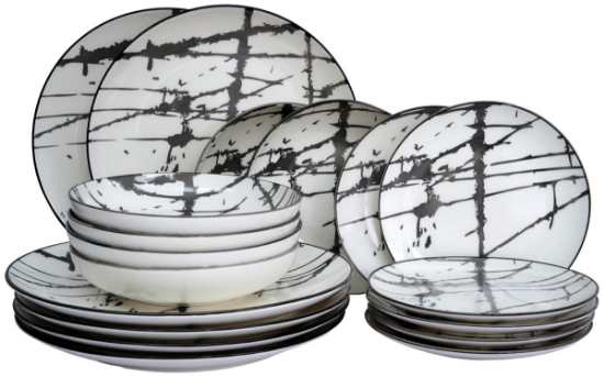 Immagine di SET TAVOLA 18PZ STROKE 52309 DIMO