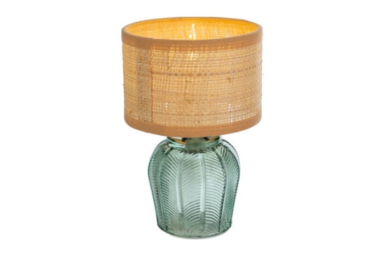 Immagine di LAMPADA VETRO VERDE 12x12xh.19CM C/shopper 58049