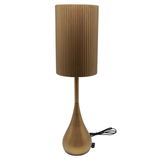 Immagine di LAMPADA METALLO ORO 20xh.73,5cm 11026 le stelle bomboniere